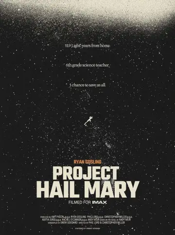 Plakat do filmu "Projekt Hail Mary" #746683