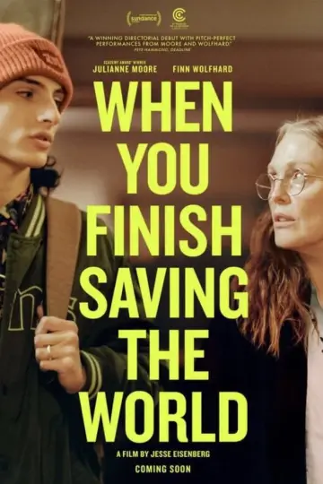 Plakat do filmu "When You Finish Saving the World" #110829
