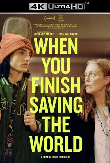 Plakat do filmu "When You Finish Saving the World" #110830