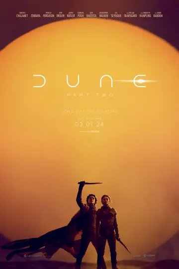 Plakat do filmu "Diuna: Część druga" #529228