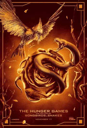 Plakat do filmu "Igrzyska śmierci: Ballada ptaków i węży" #160082