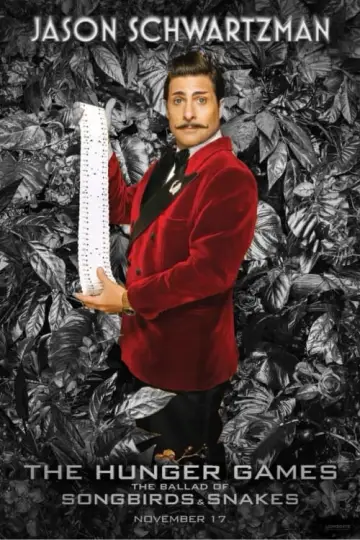 Plakat do filmu "Igrzyska śmierci: Ballada ptaków i węży" #487038
