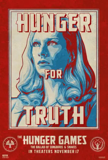 Plakat do filmu "Igrzyska śmierci: Ballada ptaków i węży" #837950