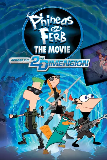 Plakat do filmu "Fineasz i Ferb: Podróż w 2-gim wymiarze" #881420