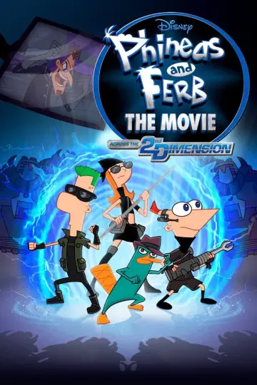 Plakat do filmu "Fineasz i Ferb: Podróż w 2-gim wymiarze" #91437
