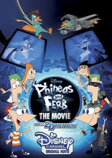 Plakat do filmu "Fineasz i Ferb: Podróż w 2-gim wymiarze" #91439