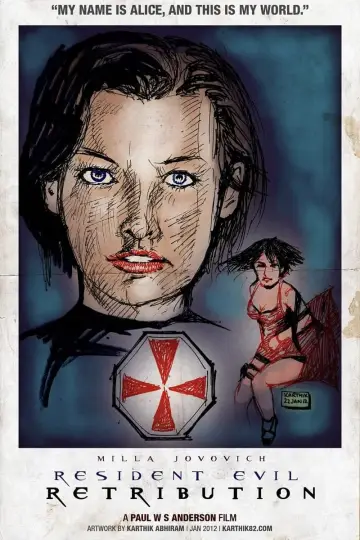 Plakat do filmu "Resident Evil: Retrybucja" #372838