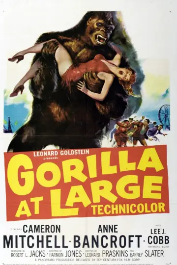 Plakat do filmu "Gorilla at Large" #1573640