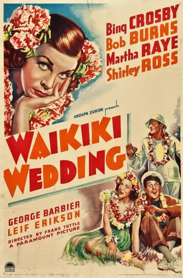 Plakat do filmu "Waikiki Wedding" #1158641