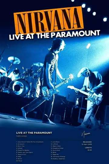 Plakat do filmu "Nirvana: Live at the Paramount" #1059590