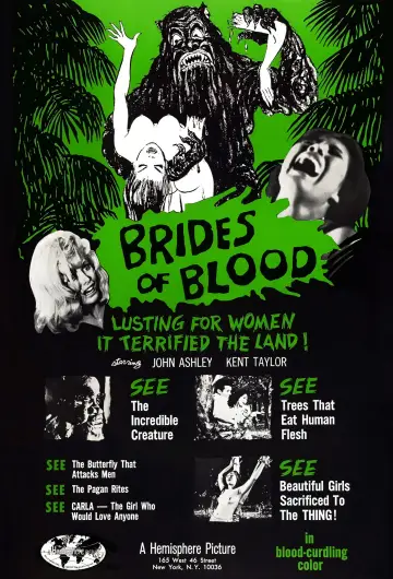 Plakat do filmu "Brides of Blood" #1834400
