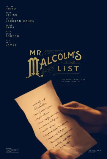 Plakat do filmu "Lista Pana Malcolma" #1058521