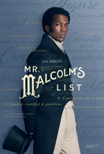 Plakat do filmu "Lista Pana Malcolma" #1058526