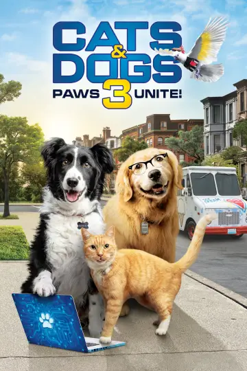 Plakat do filmu "Psy i koty 3: Łapa w łapę" #89042