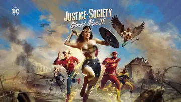 Zasłona do filmu "Justice Society: World War II" #139807