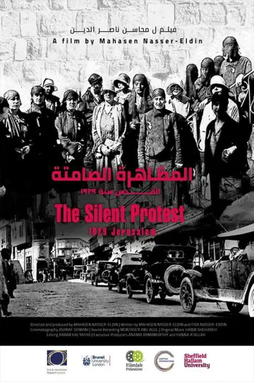 The Silent Protest: Jerusalem 1929 plakat