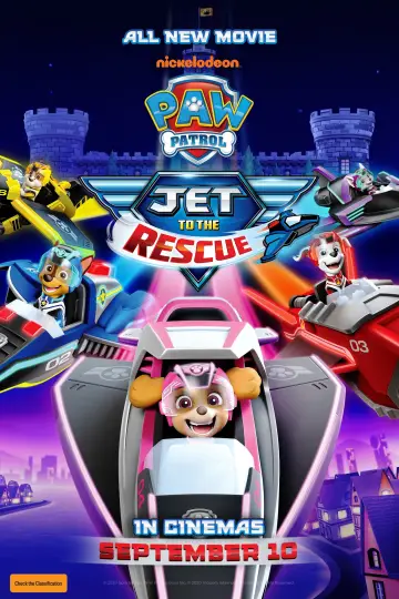 Plakat do filmu "Psi Patrol: Odrzutowce na ratunek" #106708