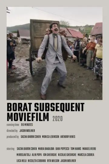 Plakat do filmu "Kolejny film o Boracie" #282296