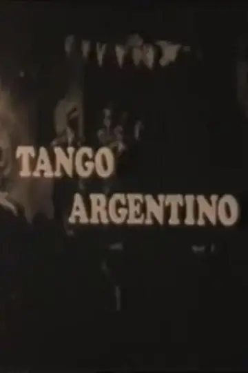 Tango argentino plakat