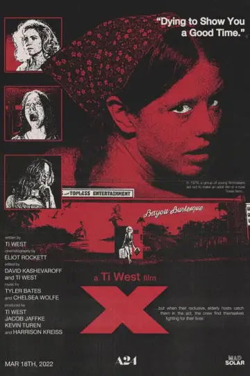 Plakat do filmu "X" #1156179