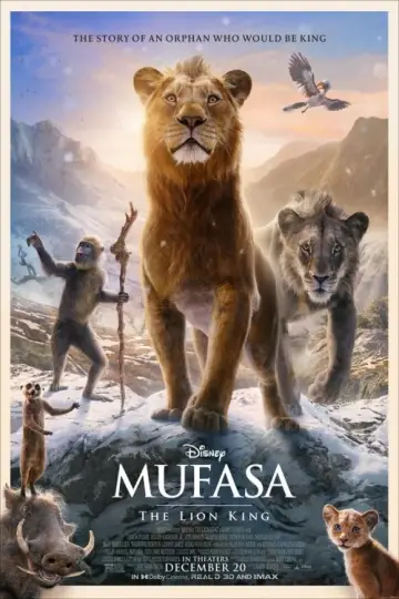 Plakat do filmu "Mufasa: Król Lew" #557264