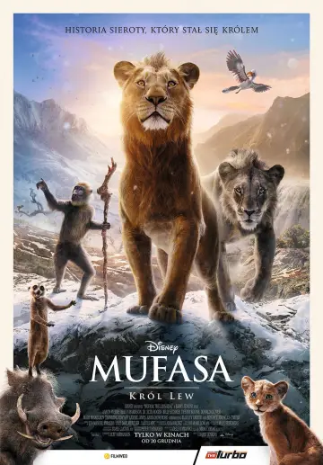 Plakat do filmu "Mufasa: Król Lew" #557372