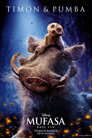 Plakat do filmu "Mufasa: Król Lew" #557384