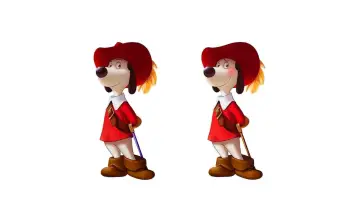 Zasłona do filmu "Dogtanian. Psi muszkieterier" #433372