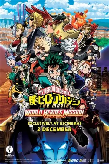 Plakat do filmu "My Hero Academia: World Heroes