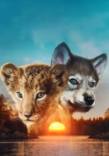 Plakat do filmu "Wilk, lew i ja" #474772