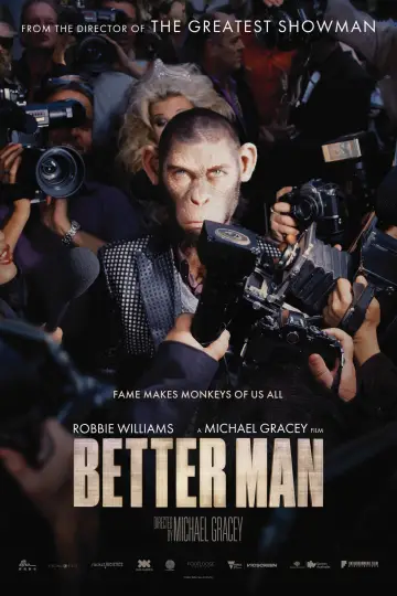Plakat do filmu "Better Man: Niesamowity Robbie Williams" #575534
