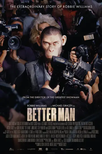 Plakat do filmu "Better Man: Niesamowity Robbie Williams" #575543