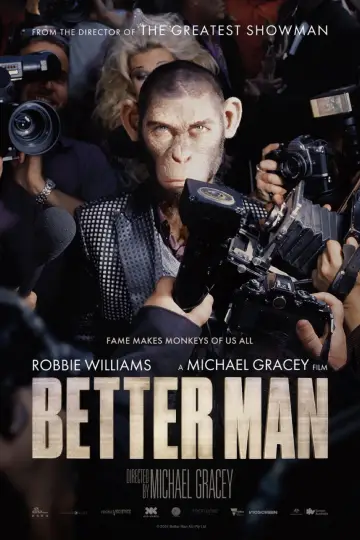 Plakat do filmu "Better Man: Niesamowity Robbie Williams" #575544