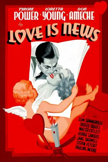 Plakat do filmu "Love Is News" #1616402