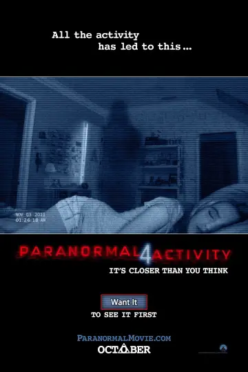 Plakat do filmu "Paranormal Activity 4" #1007795