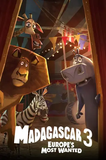 Plakat do filmu "Madagaskar 3" #38322