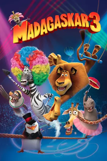 Plakat do filmu "Madagaskar 3" #621370