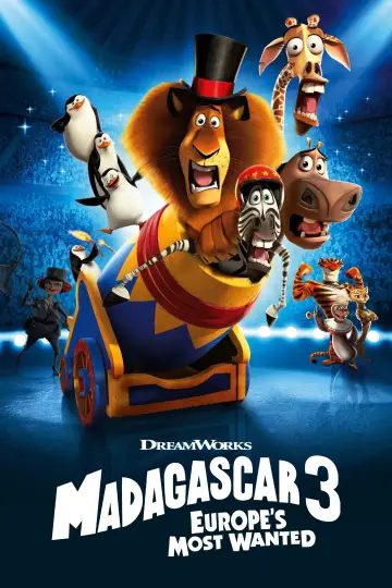 Plakat do filmu "Madagaskar 3" #621382