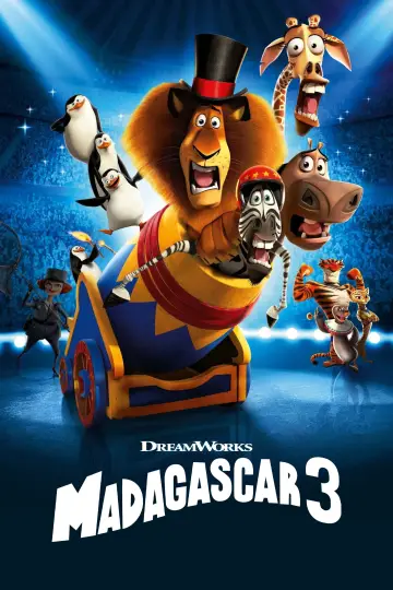 Plakat do filmu "Madagaskar 3" #621385