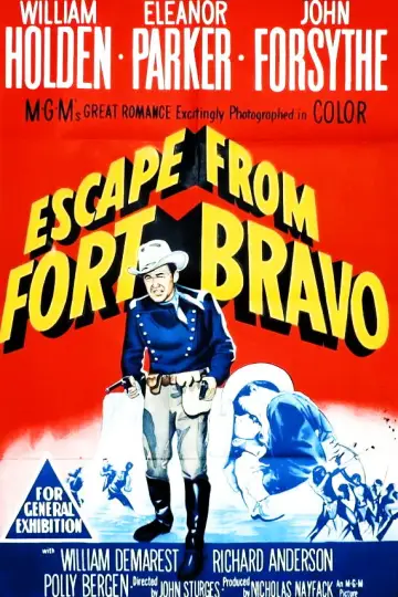 Plakat do filmu "Ucieczka z Fortu Bravo" #1893429