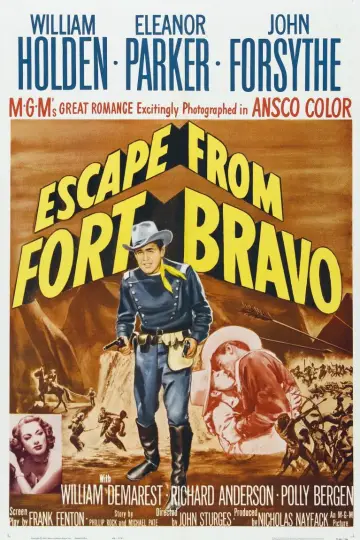 Plakat do filmu "Ucieczka z Fortu Bravo" #1893431