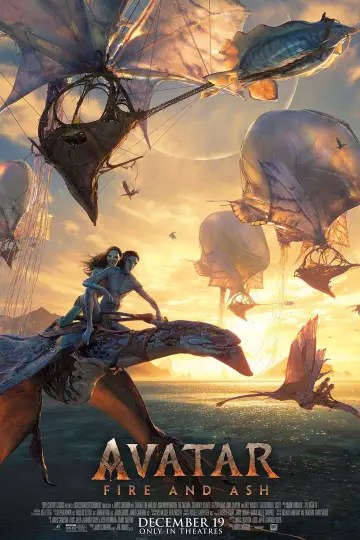 Plakat do filmu "Avatar: Ogień i popiół" #1642177