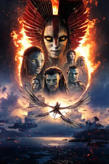 Plakat do filmu "Avatar: Ogień i popiół" #507815