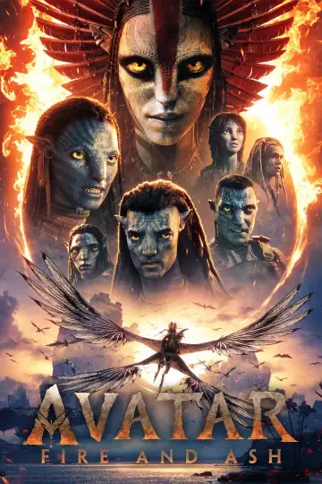 Plakat do filmu "Avatar: Ogień i popiół" #507854