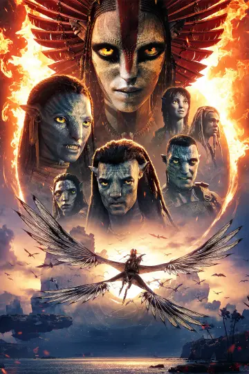 Plakat do filmu "Avatar: Ogień i popiół" #507968