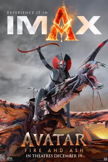 Plakat do filmu "Avatar: Ogień i popiół" #508004
