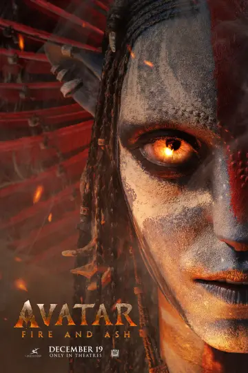 Plakat do filmu "Avatar: Ogień i popiół" #508023