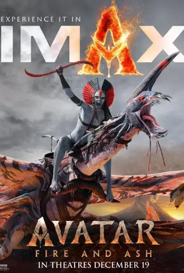 Plakat do filmu "Avatar: Ogień i popiół" #508111