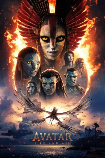 Plakat do filmu "Avatar: Ogień i popiół" #508127