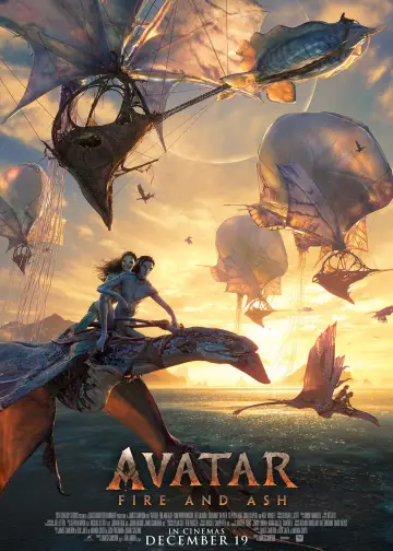 Plakat do filmu "Avatar: Ogień i popiół" #508191